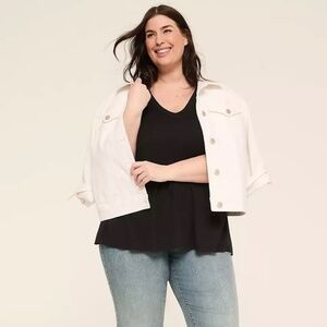 Lane Bryant Swing V-neck Tank Top